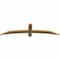 Ekena Millwork Bellingham Timber Gable Bracket, Western Red Cedar, 60"W x 15"H x 1 1/2"D x 3 1/2"F, 6/12 Pitch GBW060X15X0204BEL00SWR - alternate 4